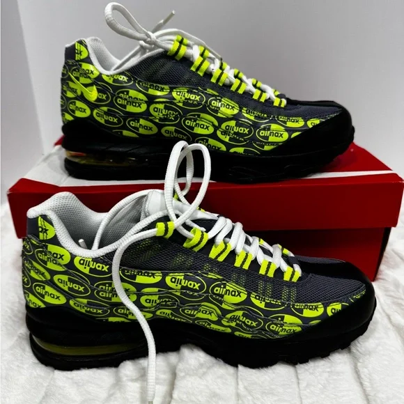 Nike Air Max 95 SE (GS) – Black/Volt/Ash/White – Youth 7Y NIB - Picture 2 of 11